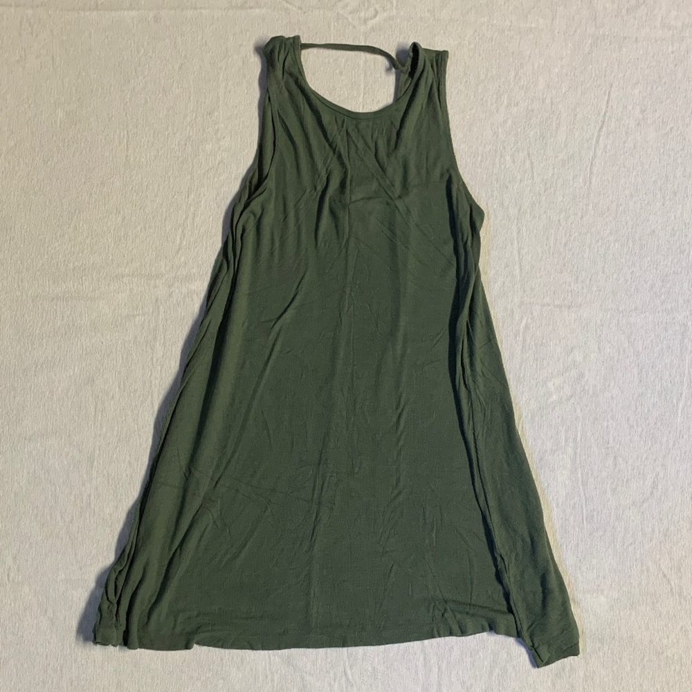 Billabong Olive Green Ribbed Dress